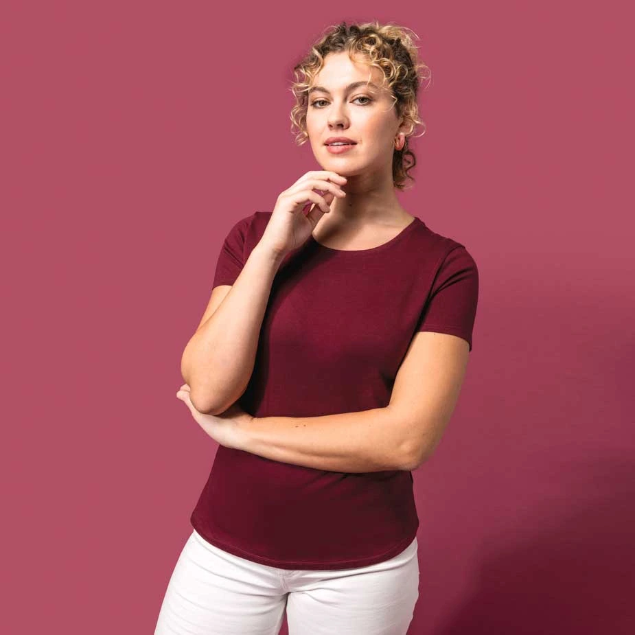 T-Shirt BIO150IC Rundhalsausschnitt Damen